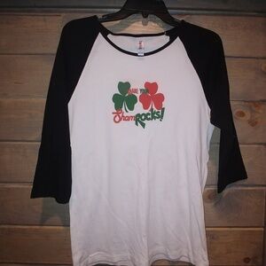 Shake Your Shamrocks! 3/4 length shirt